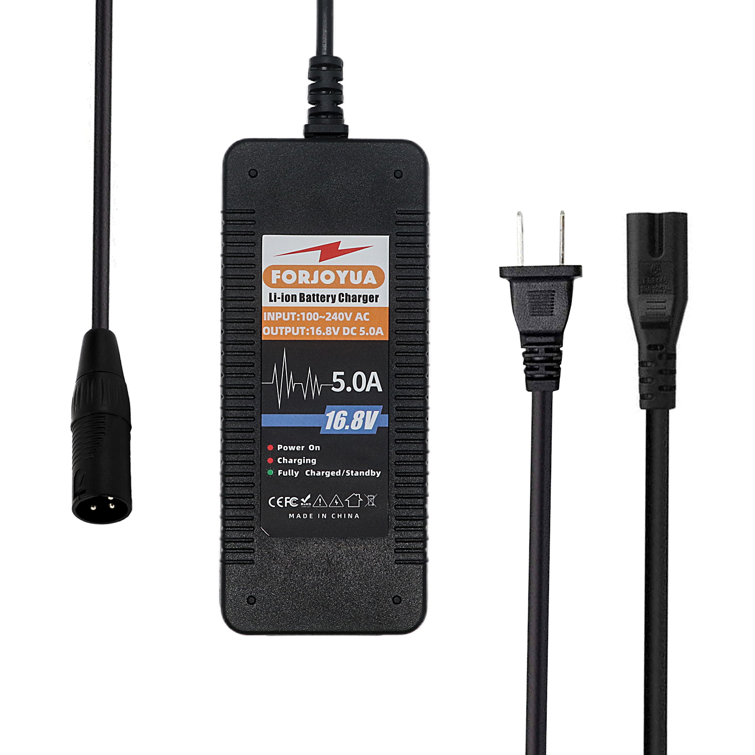 Amazon.com: FORJOYUA 16.8V Charger Output 5A for 4S 14.8V Li-ion