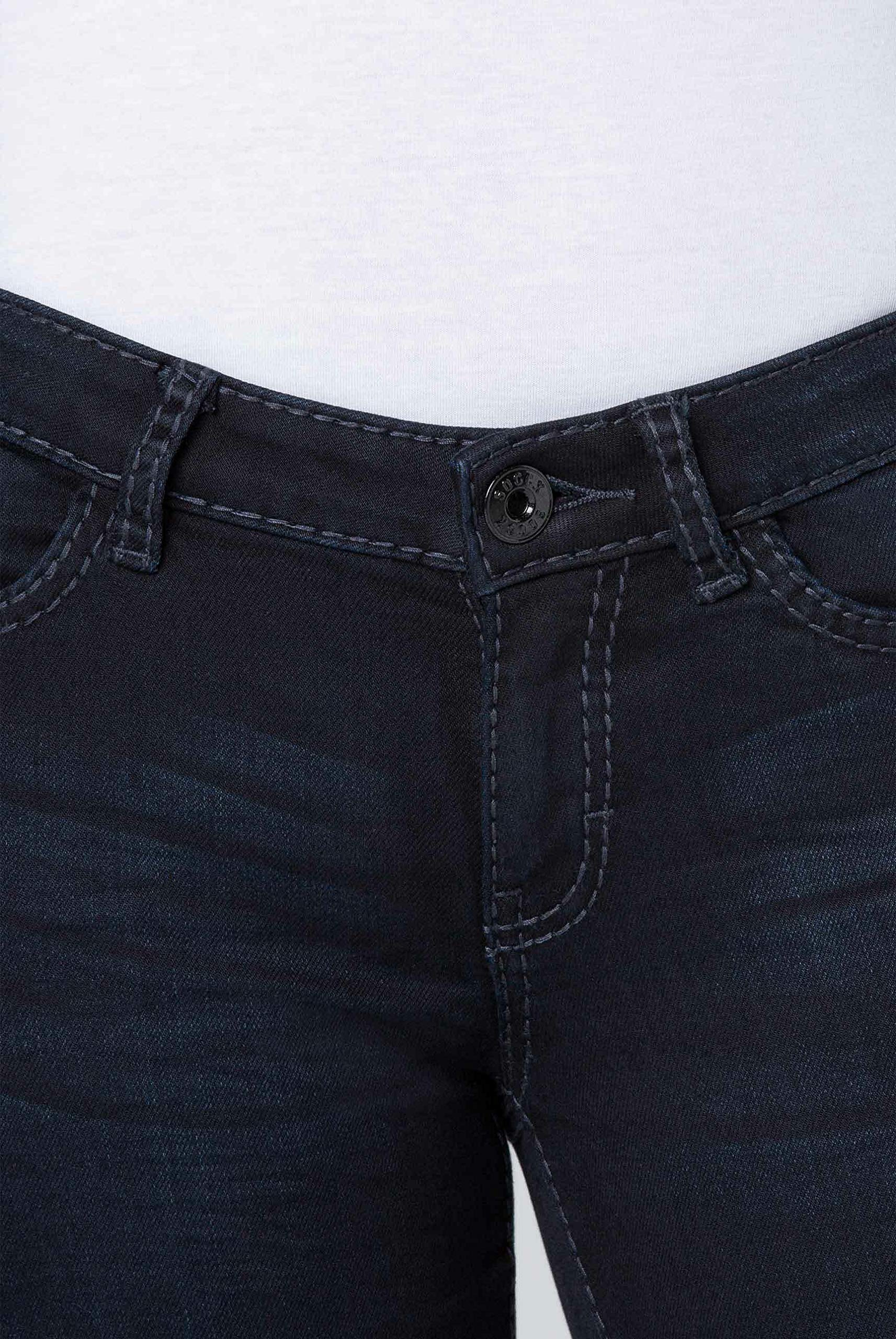 SOCCX Damen Jeans RO:My Regular Fit | Bequeme Stretch Denim mit geradem Bein, mittlerer Bundhöhe & formstabilem Alltag, Büro & City-Looks | Diverse Waschungen