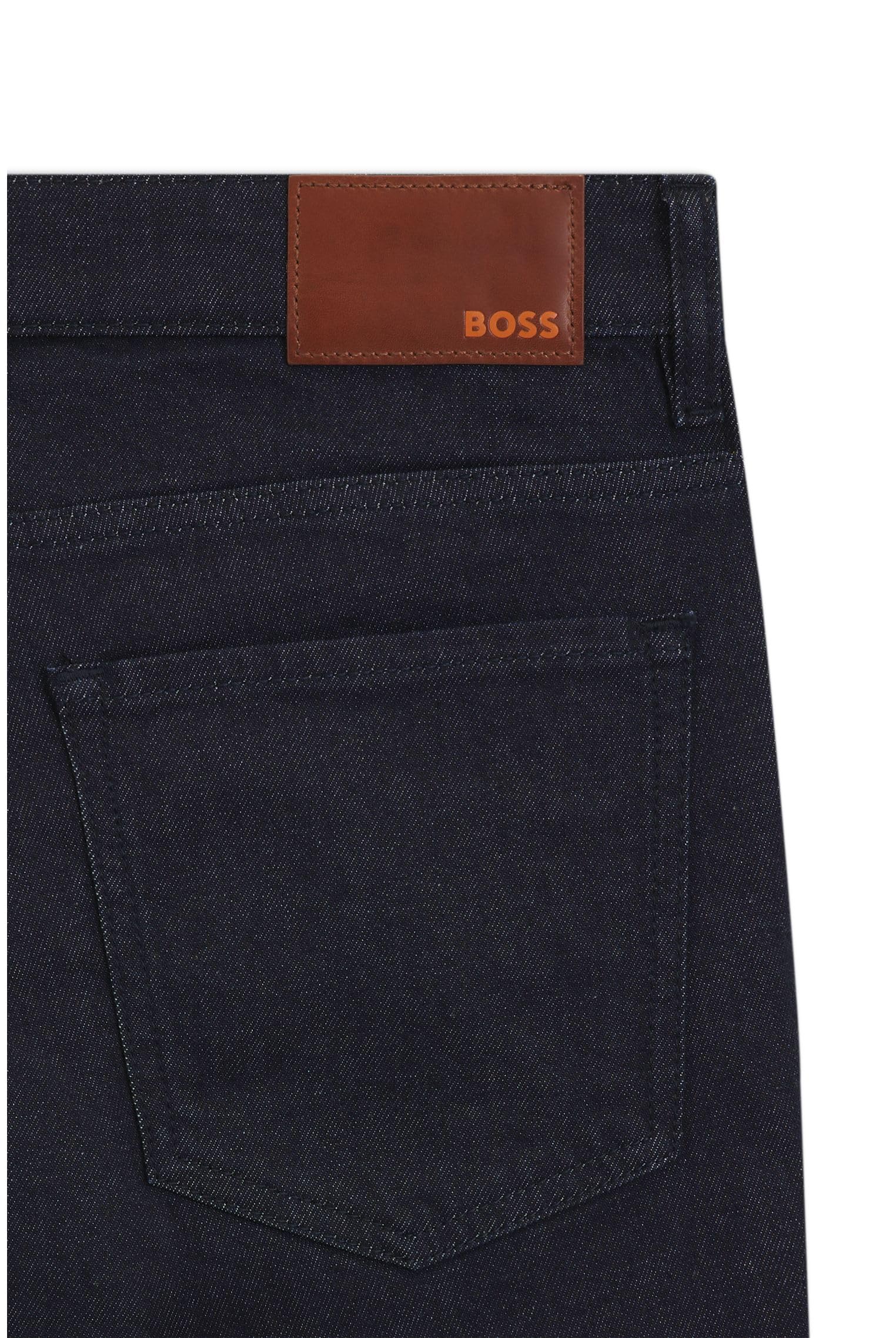 BOSS Herren H-Re.Maine Maine Regular-Fit Jeans aus bequemem blauem Stretch-Denim