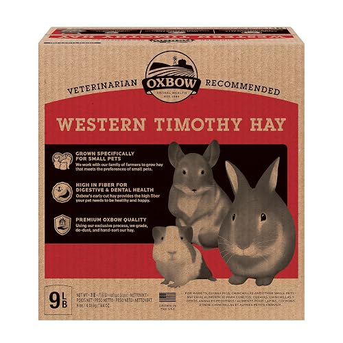 Petlife Oxbow Western Timothy Heno para Mascotas pequeñas, 4,05 kg