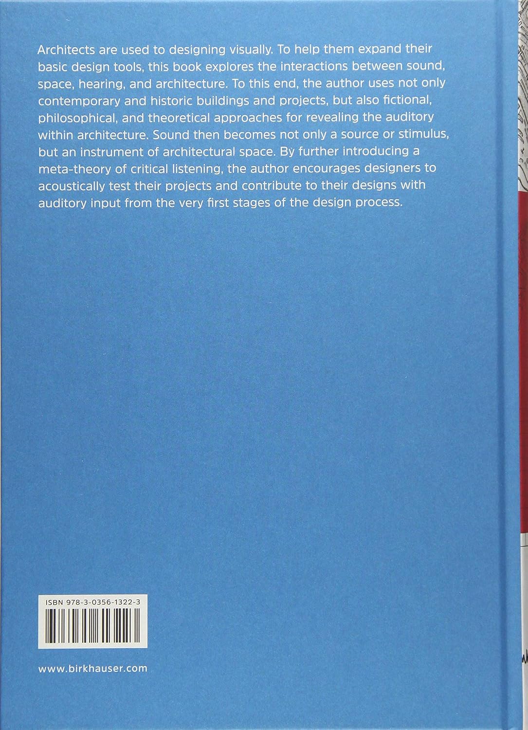 Architectures of Sound: Acoustic Concepts and Parameters for Architectural Design
