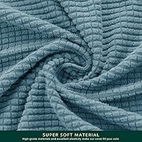 Vista 121 de CHUN YI - Funda elástica para sofá (7 piezas), funda para sofá de 3 plazas con tres respaldos y cojines separados con banda elástica, tela jacquard