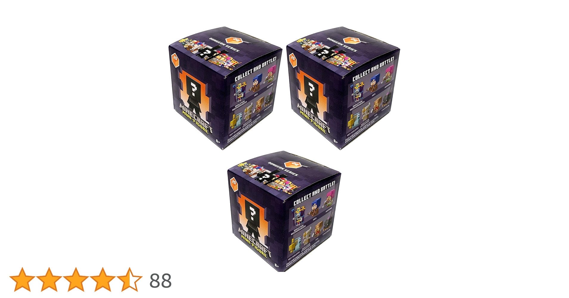 Minecraft Dungeon Serisi 20 Mini Figür Gizem Paketi (3'lü Paketli