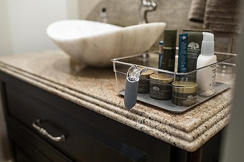 Miniatura 3 de Internet's Best Juego de cubos organizadores de despensa de cocina con asas, juego de 6 piezas, contenedores de almacenamiento para despensa,