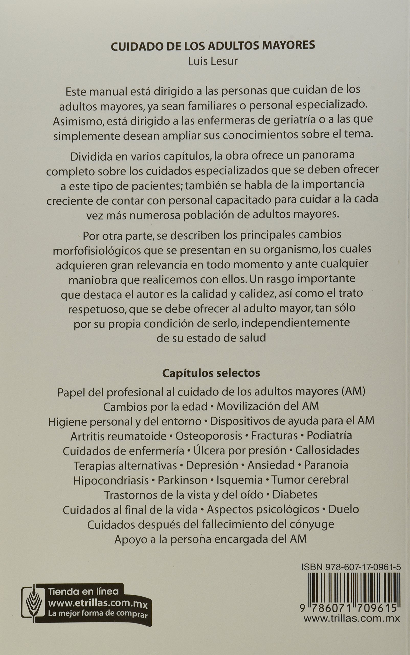 Cuidado de los adultos mayores / Elderly Care