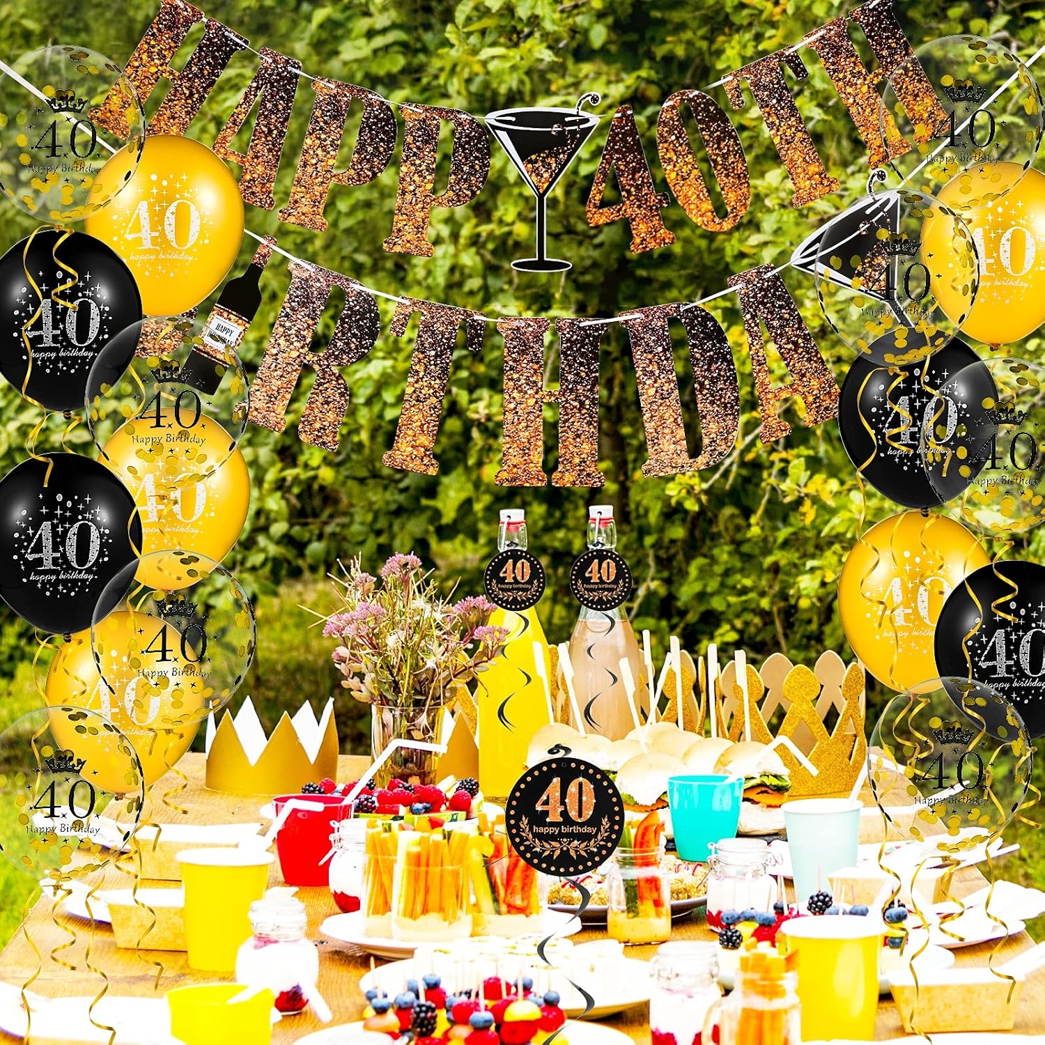 BRT Bearingshui Décorations De Fête D'anniversaire Pour Lui Et Elle