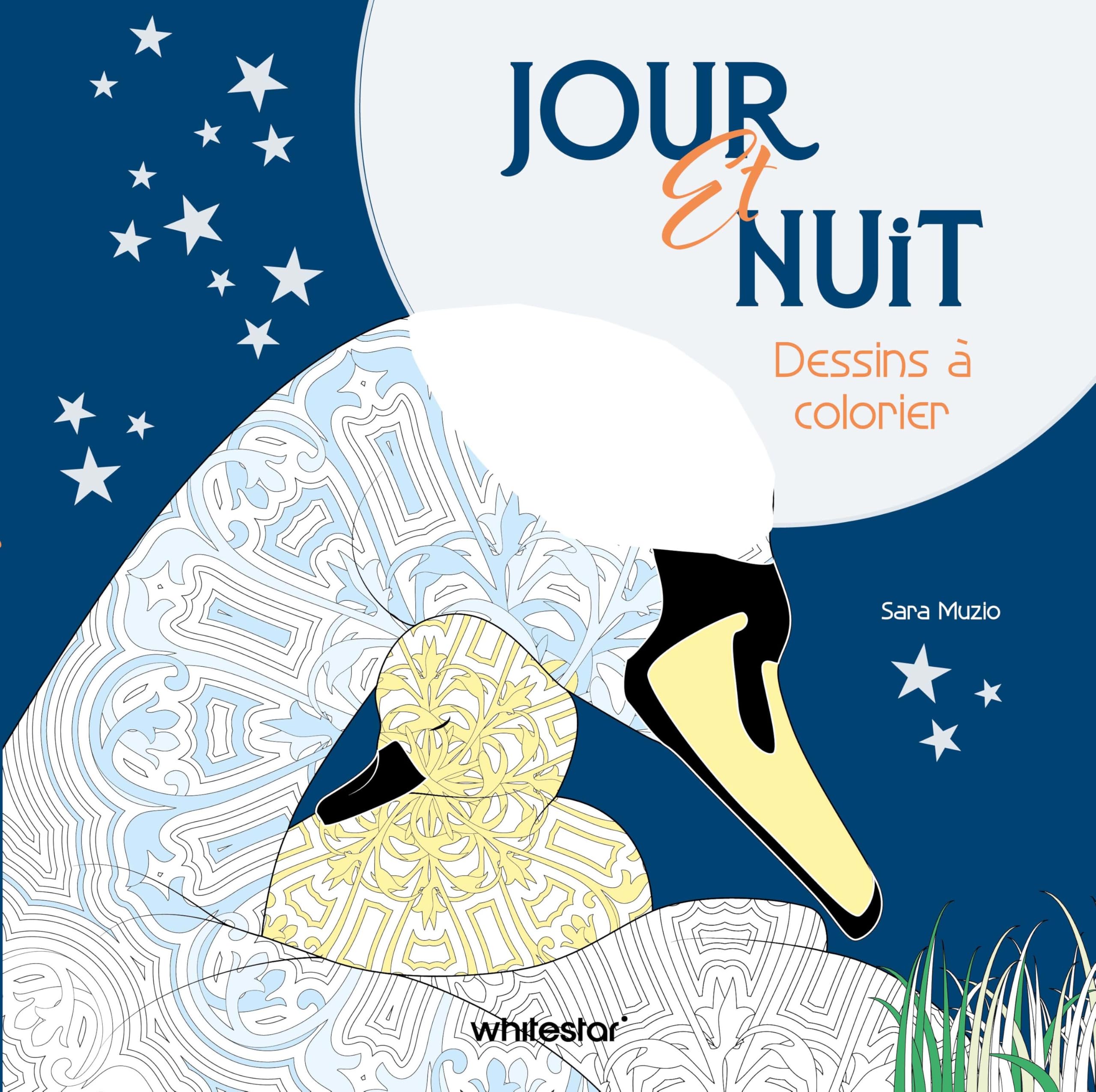 Jour et nuit: Dessins à colorier