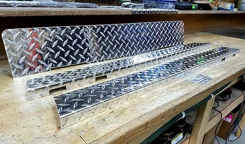 Miniatura 2 de J & O Carts Parts Compatible con carrito de golf YAMAHAA G2G9 con placa de diamante de aluminio, balancines laterales completos y placa de patada