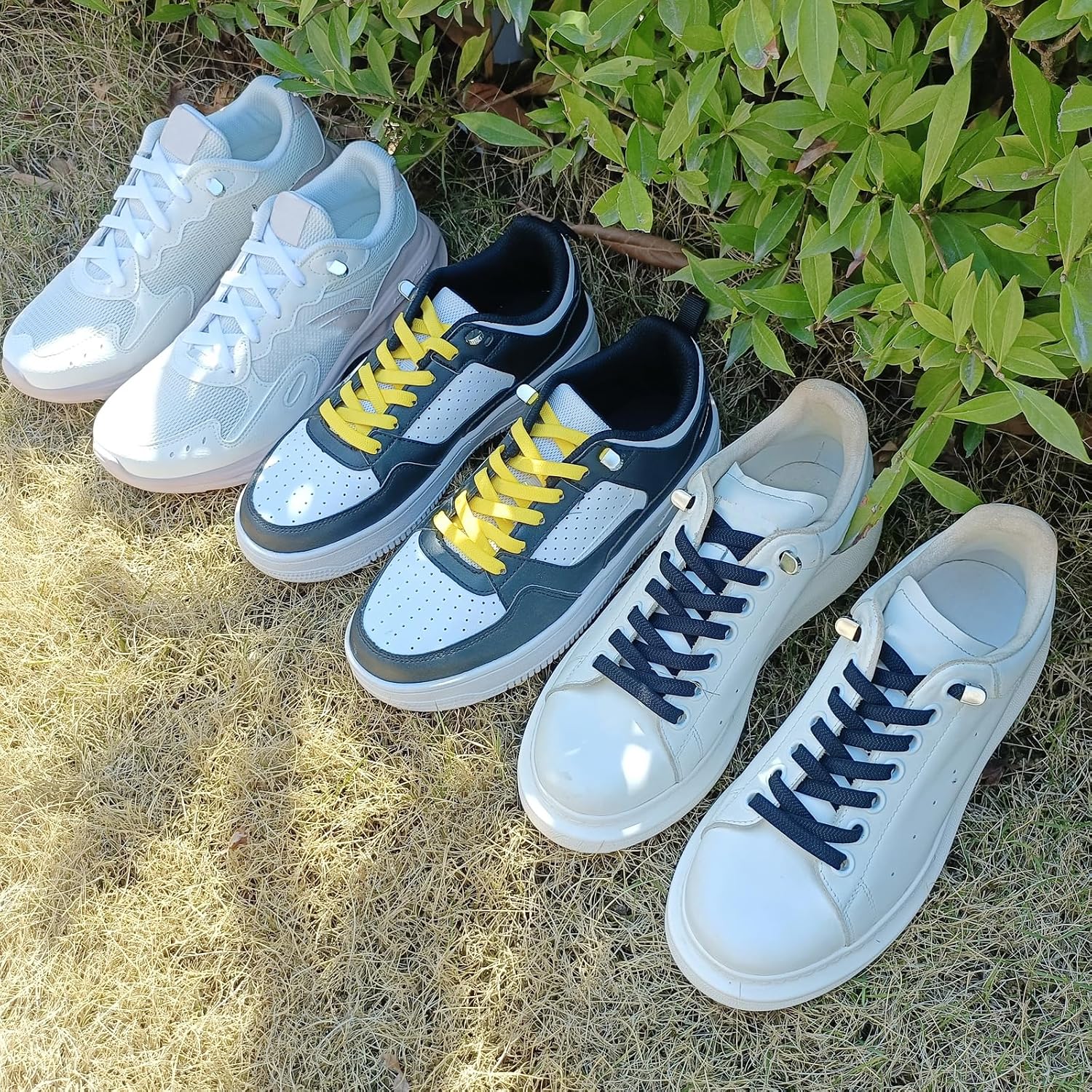 ZHENTOR Elastic Shoe Laces for Sneakers, No Tie Shoelaces for Adults and Kids, Flat Tieless Shoe strings