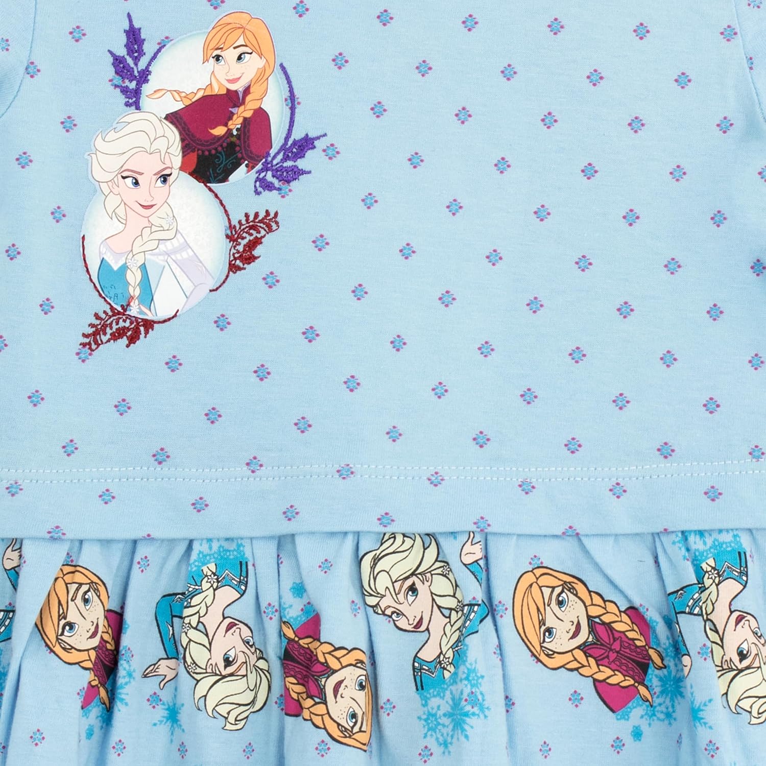 Disney Frozen Dress | Princess Dresses for Girls | Anna and Elsa Summer Dress for Kids - Image 7
