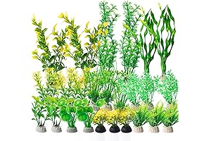 ComSun 25 Pack Artificial Aquarium Plants