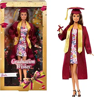 バービー(Barbie) グラデュエーション・ウィッシュ Graduation Wishes シグネチャー きせかえ人形・ハウス ままごと・ごっこ遊び 6歳から レッド JJX81