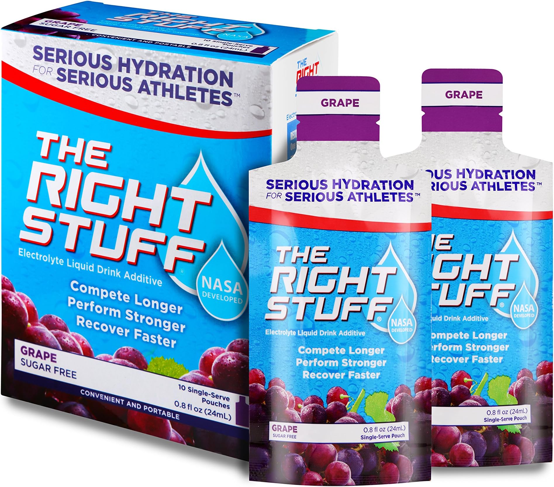 electrolyte drink concentrate - 10 Pouch Box - Grape