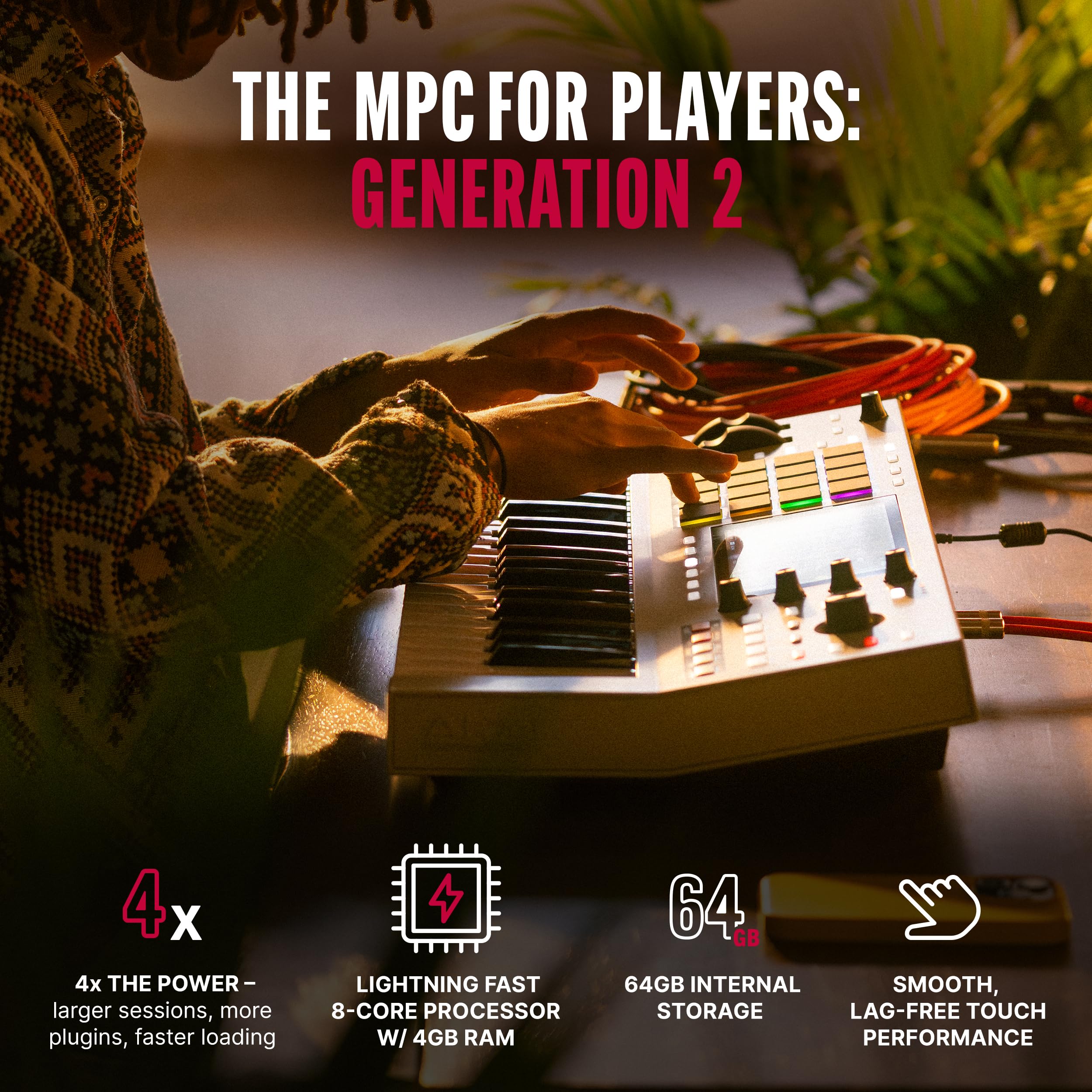 Akai Professional MPC Key 37 G2 Samodzielna Klawiatura Produkcyjna