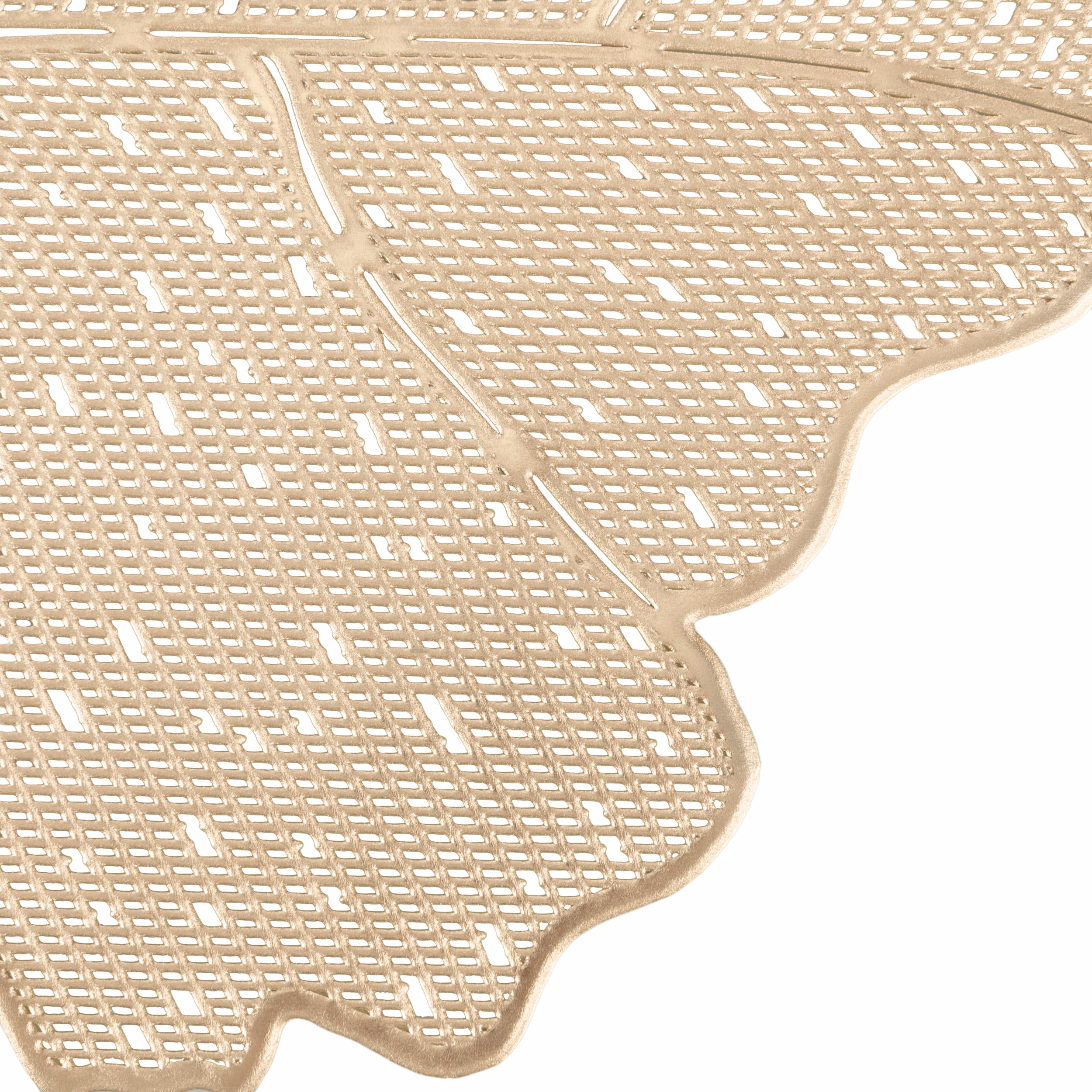 Villa d'Este Home Tivoli Gold Leaf Placemat 45 x 30 cm - Image 2
