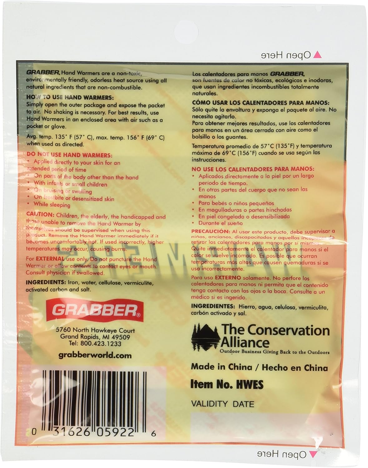 Grabber Mini Hand Warmer 2 Pk in use outdoors