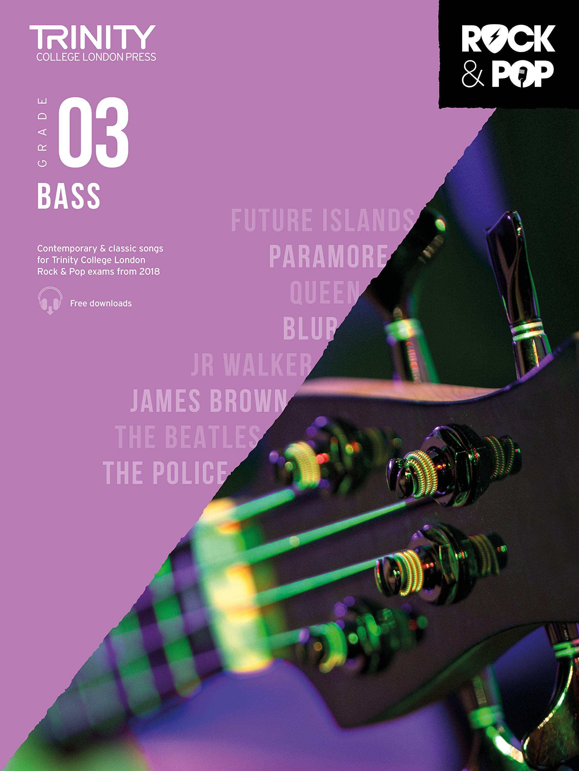 Trinity College London Rock & Pop 2018 Bass Grade 3 (Trinity Rock & Pop) Sheet music – 29 Sept. 2017