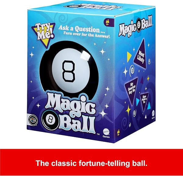 Mattel Games Magic 8 Ball Toys and Games, Original Fortune Teller Ball, Ask a Question and Turn Over For Answer - 5