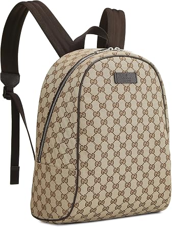 Pre-Loved Original GG Canvas Backpack, Brown