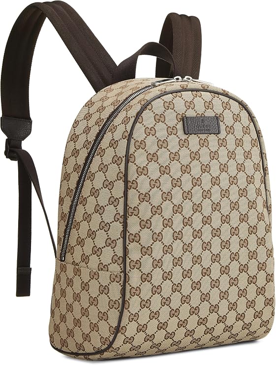 Pre-Loved Original GG Canvas Backpack, Brown