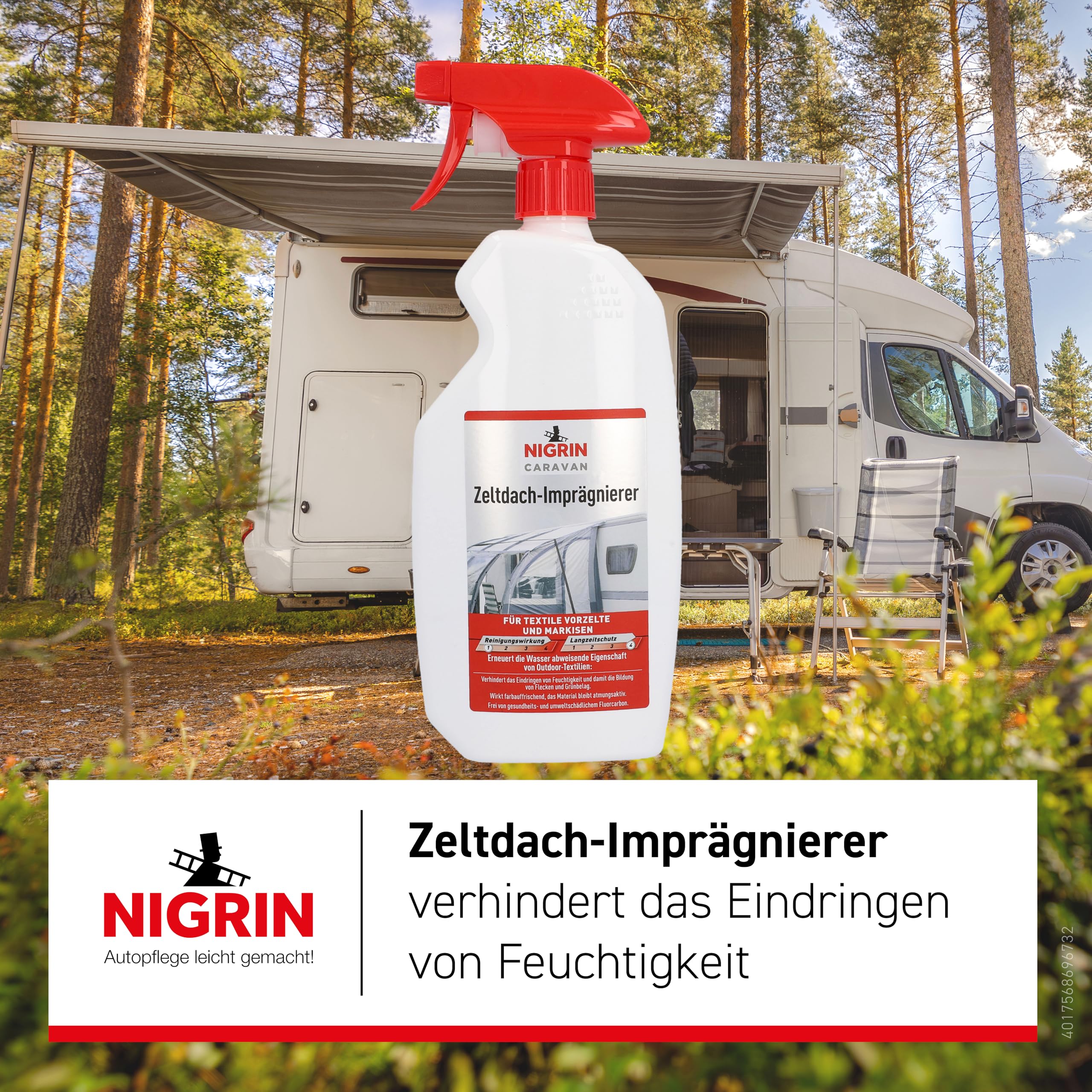 NIGRIN 20246 Imperméabilisant pour auvents et tentes de Caravane 0,75 l
