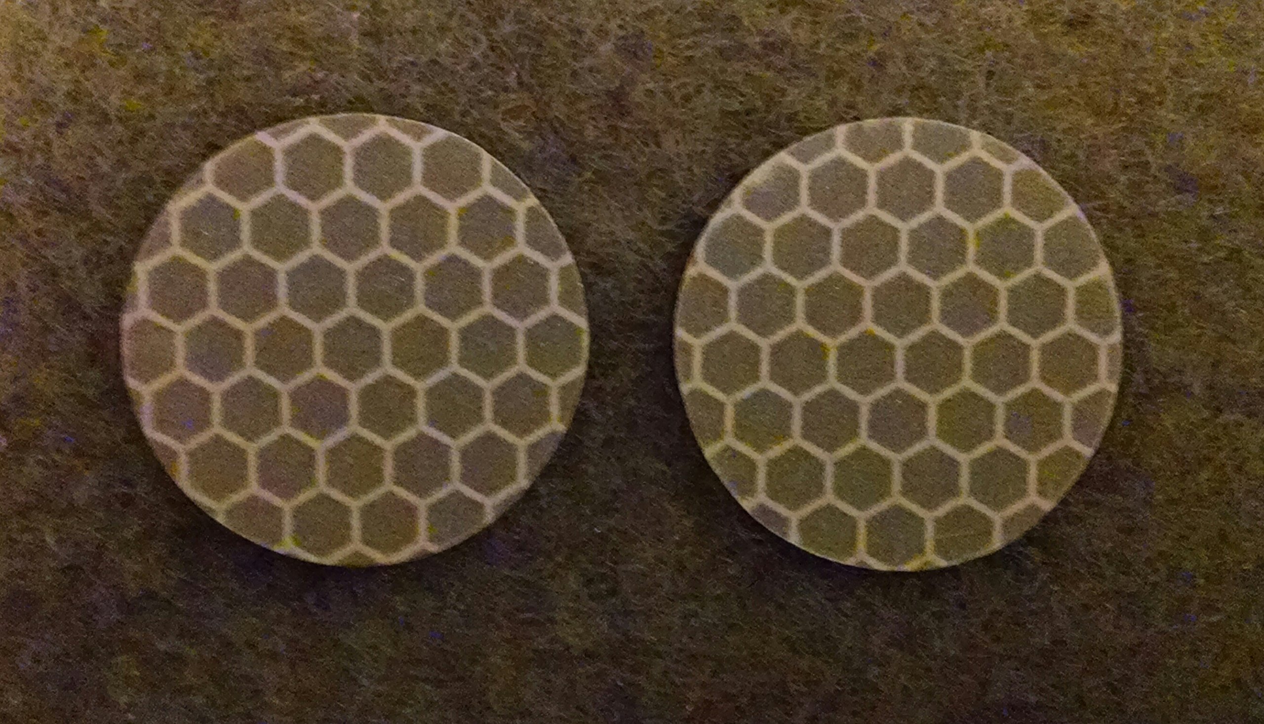 TowersTac 1" Solas Hook-Backed Retro-Reflective Patch (Silver)