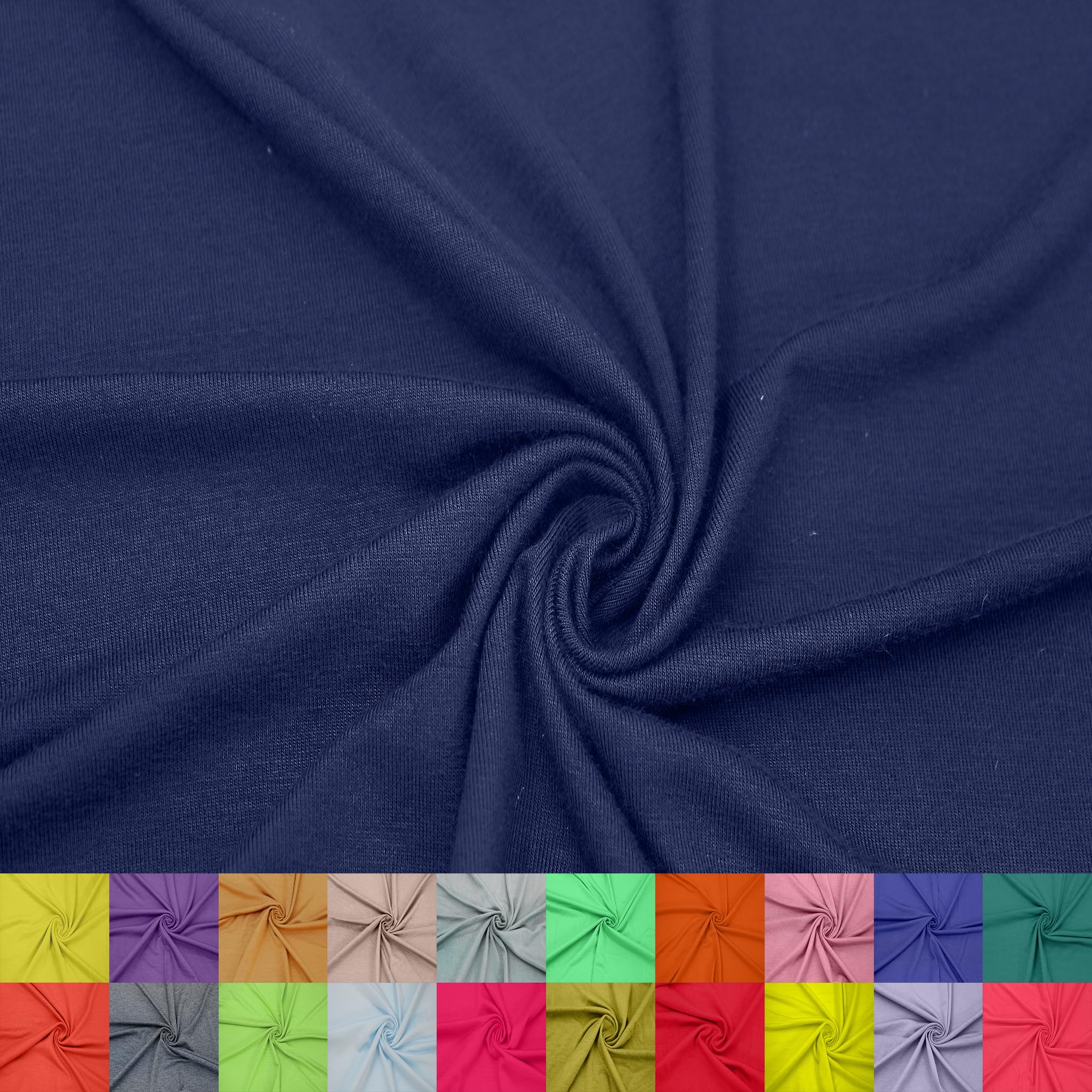 60" Wide Rayon Spandex Jersey Knit Fabric by The Yard - 4-Way Stretch, 200GSM, Medium Weight -Soft & Breathable - Apparel, Accessories, Maternity & Decorations — view 13