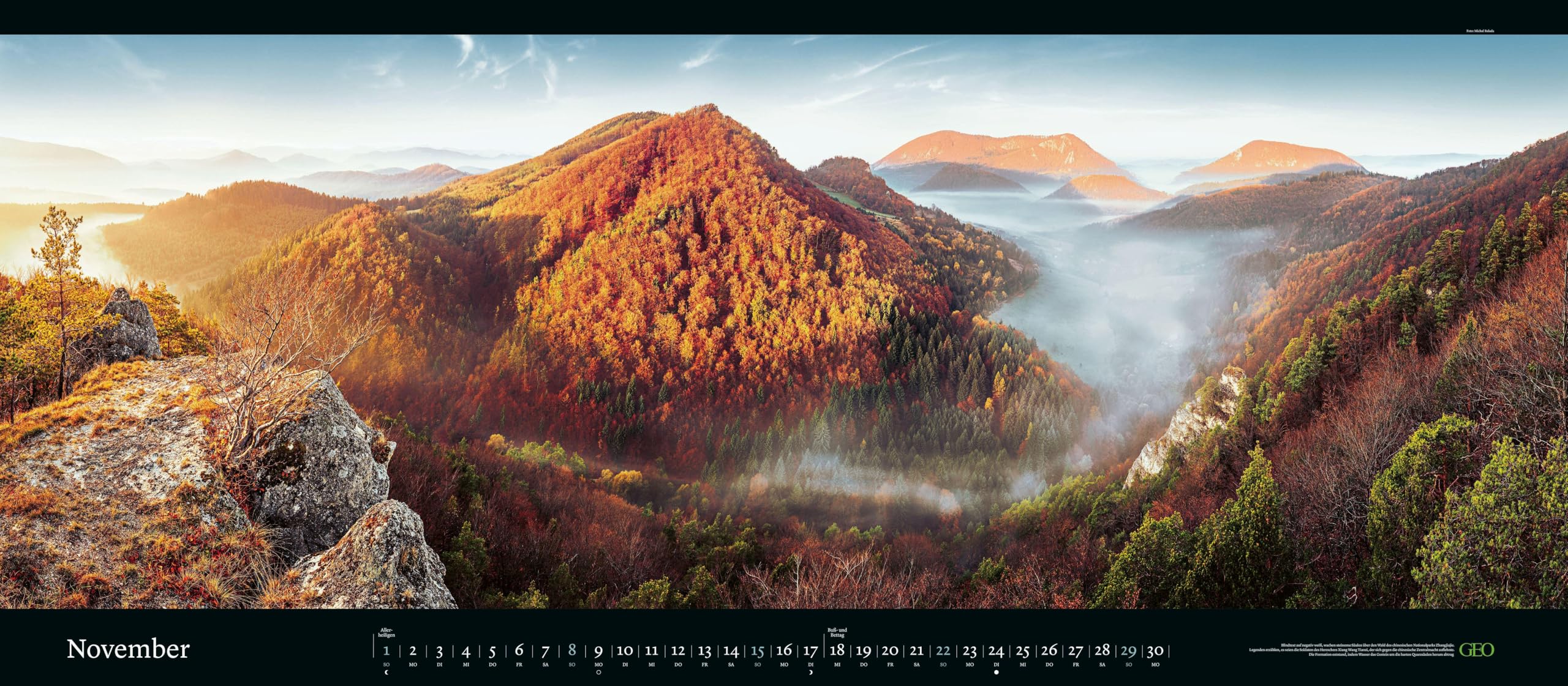 GEO - GEO Panorama: Der Blick ins Weite 2026 – XXL Wandkalender 137x60 cm, Panorama-Kalender mit Naturfotografie, 12 Monatsblätter & Spiralbindung