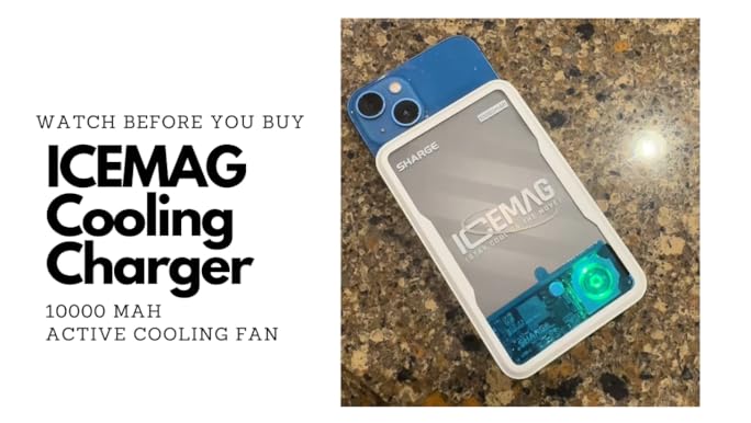SHARGE ICEMAG 2 10,000mAh Qi2モバイルバッテリー SHARGE ICEMAG 2 Wirless Power Bank 10,000mAh Qi2 power bank