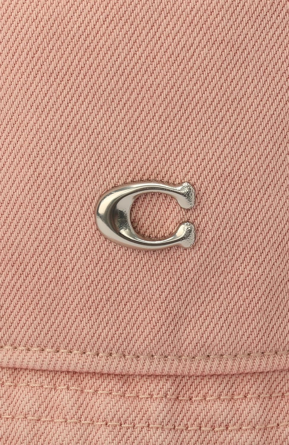 Coach Womens Quilted Denim Bucket Hat - Image 4