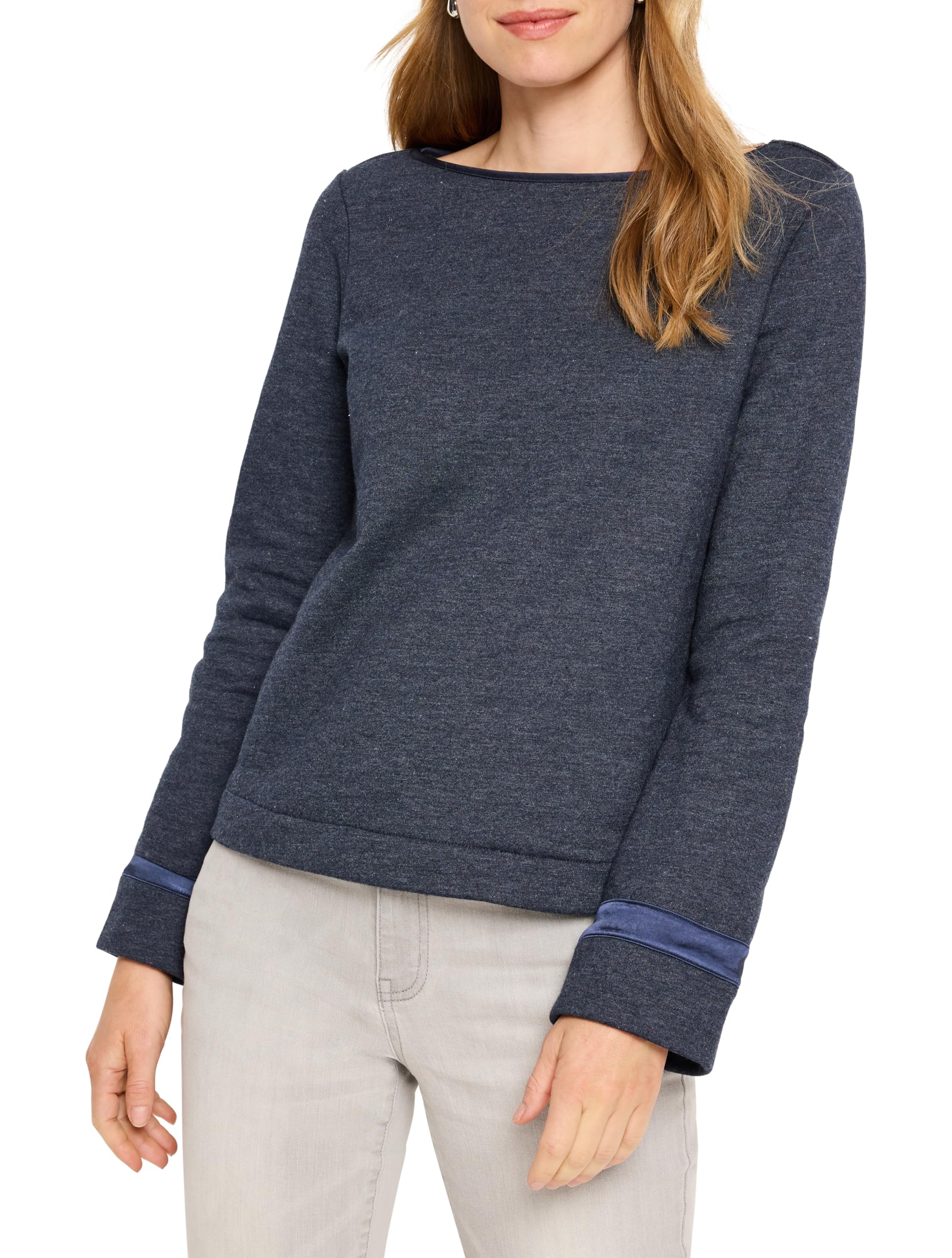 NIC+ZOE Women's Lounge Around Ribbon Trim Top