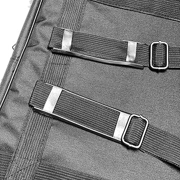 SPORTARC Hexagonal Accordion Bag, Concertina Gig Bag Carry Case, Oxford Cloth Accordion Case Thick Padded Black For Beginners 21x21x20.5cm