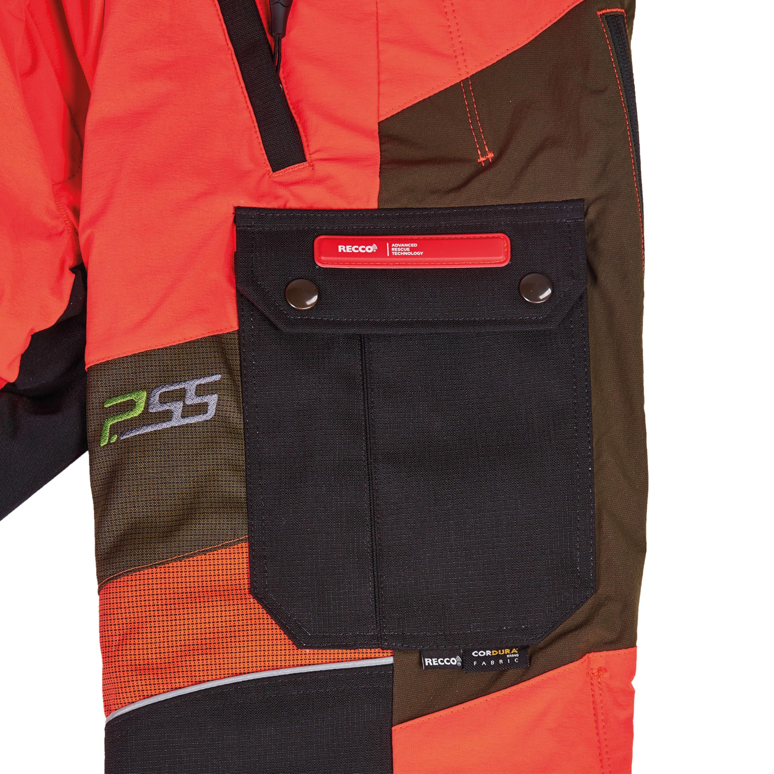PSS Schnittschutzhose X-Treme Breeze Neonrot/Grün Größe 98