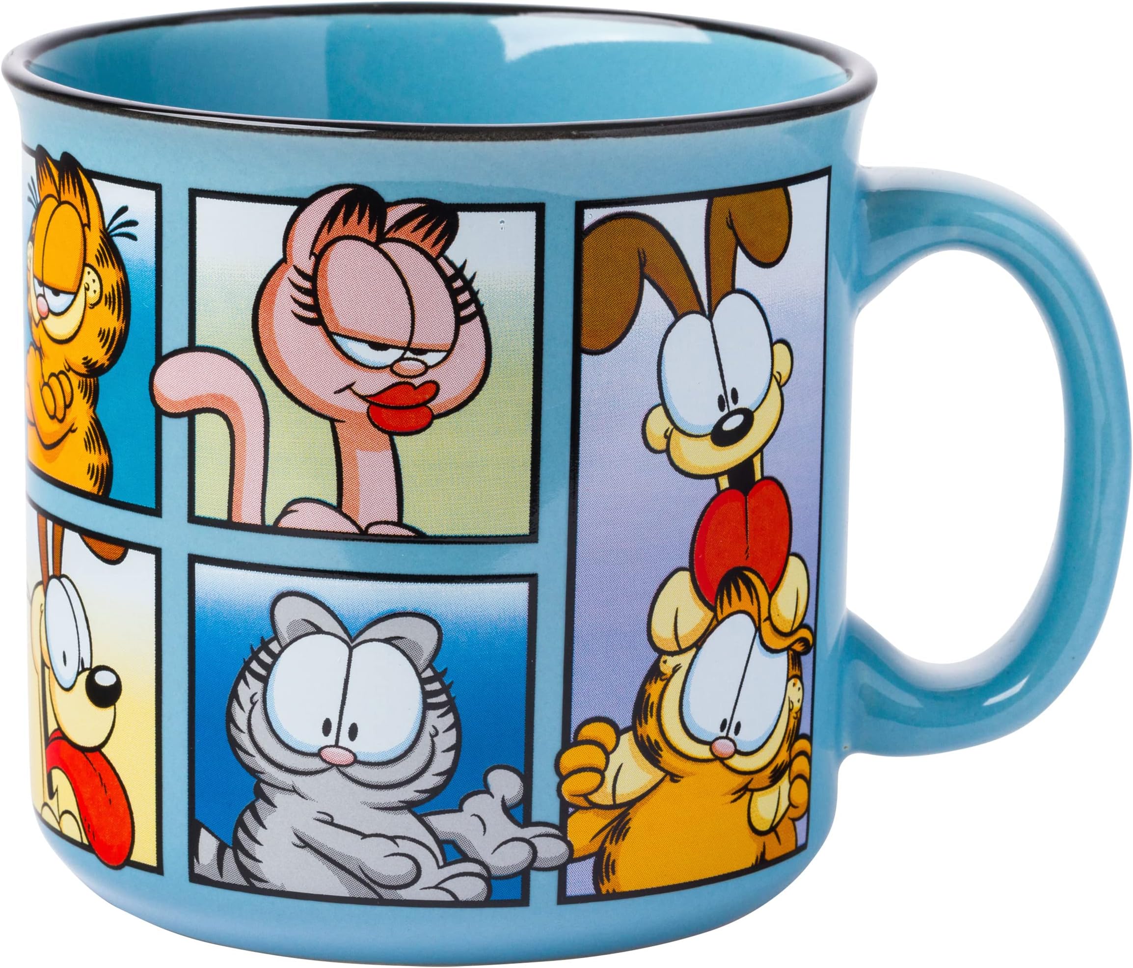 Silver Buffalo Garfield Grid Characters - Taza de café de ceråmica, 20 ...