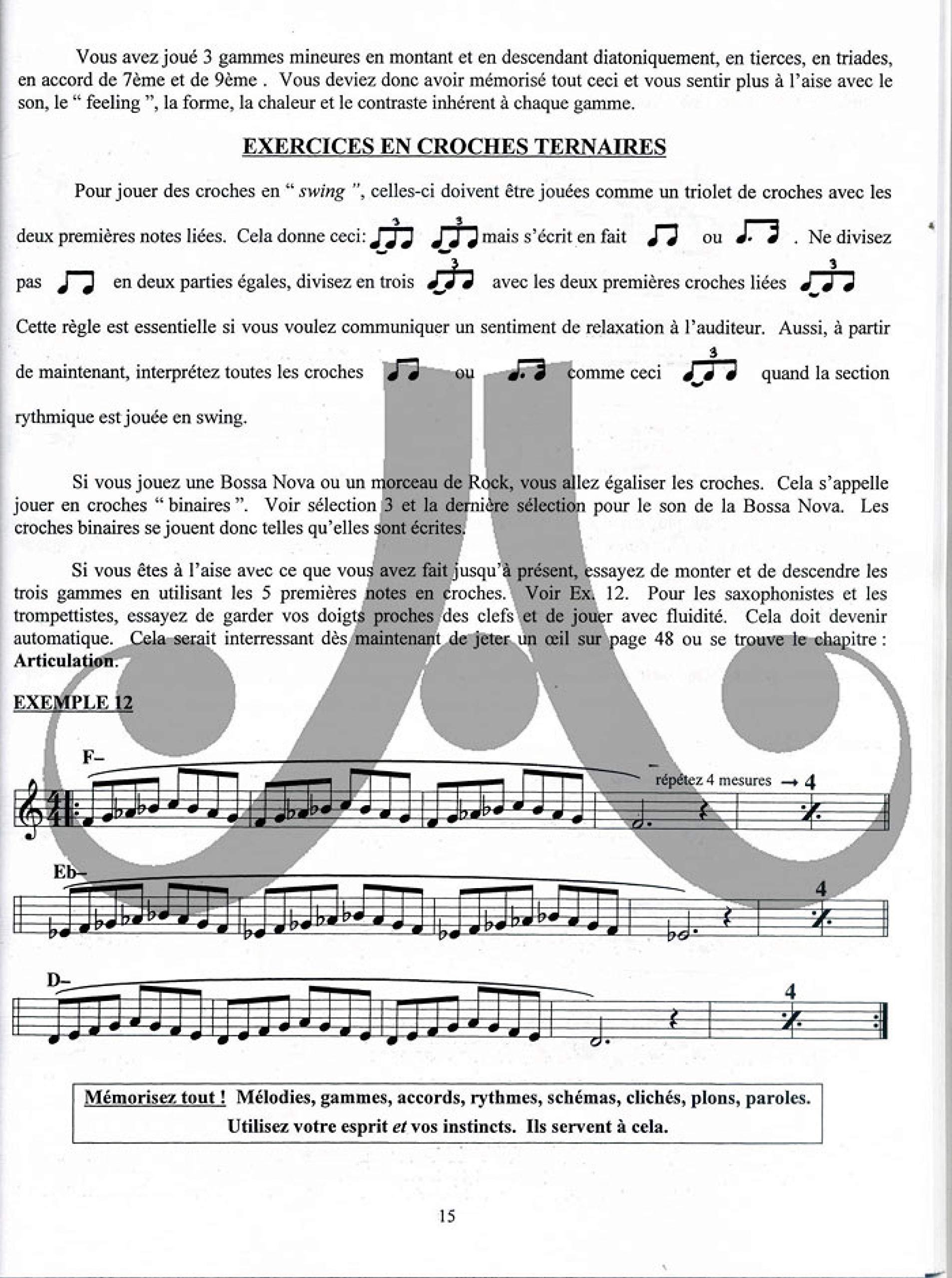 Jamey aebersold : une nouvelle approche du jazz improvisation - recueil + cd