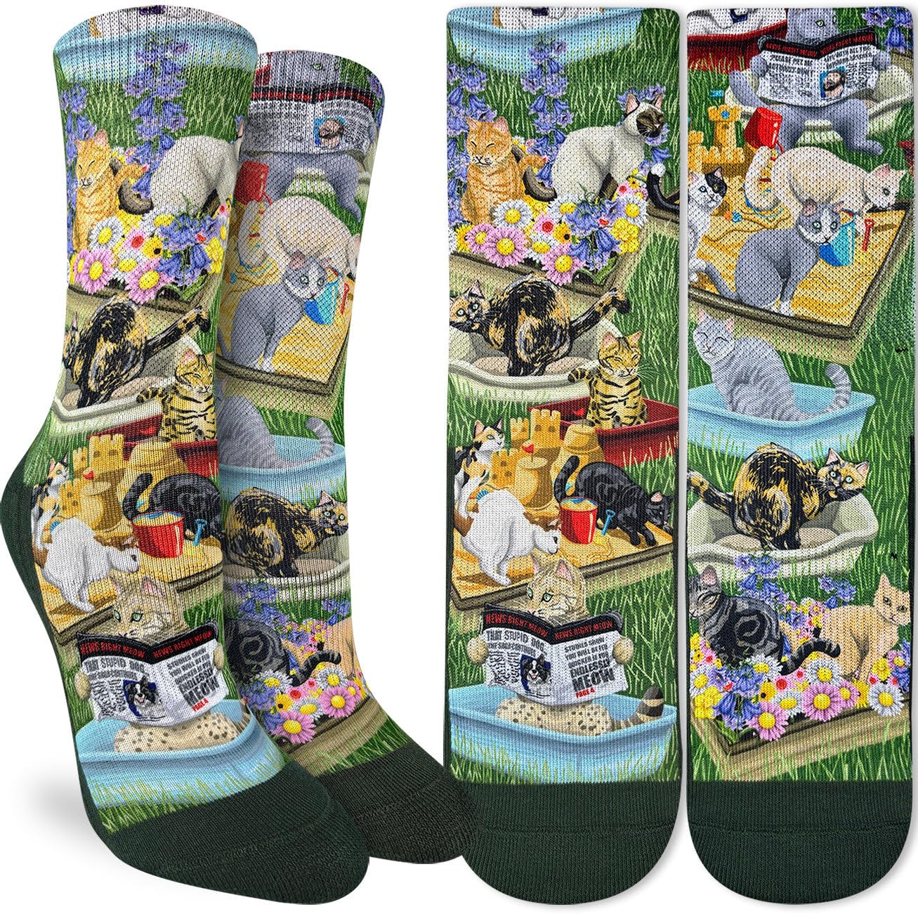 Good Luck Sock Women's Breaching Orcas Socks, Adult, Shoe Size 5-9 — view 192
