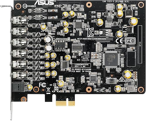 Miniatura 5 de Asus Xonar AE Sound Board 7.1 PCIe Tarjeta de sonido para juegos con calidad de audio de alta resolución de 192 kHz24 bits, amplificador de