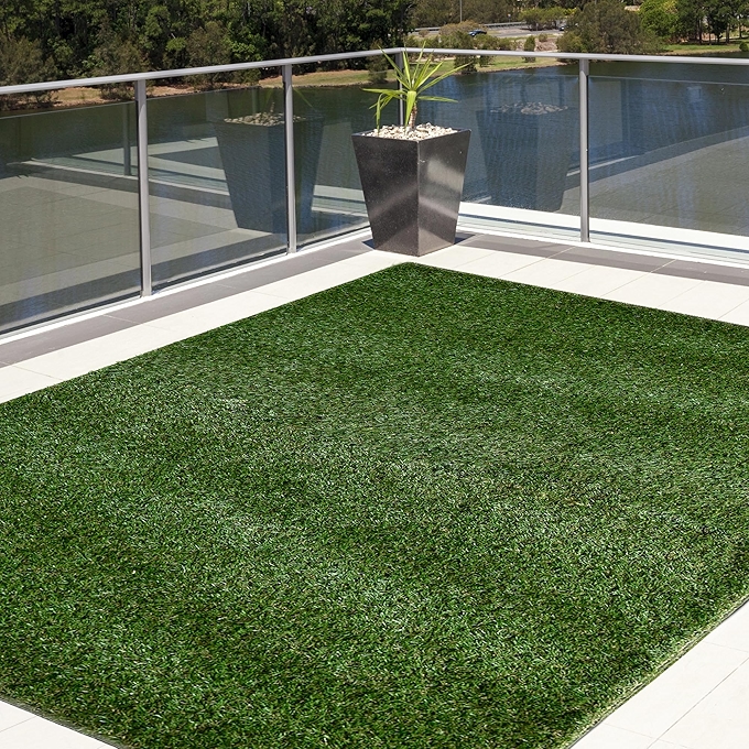 人造厚实逼真草坪垫 3' X 5' 合成草皮 多种定制尺寸选项
