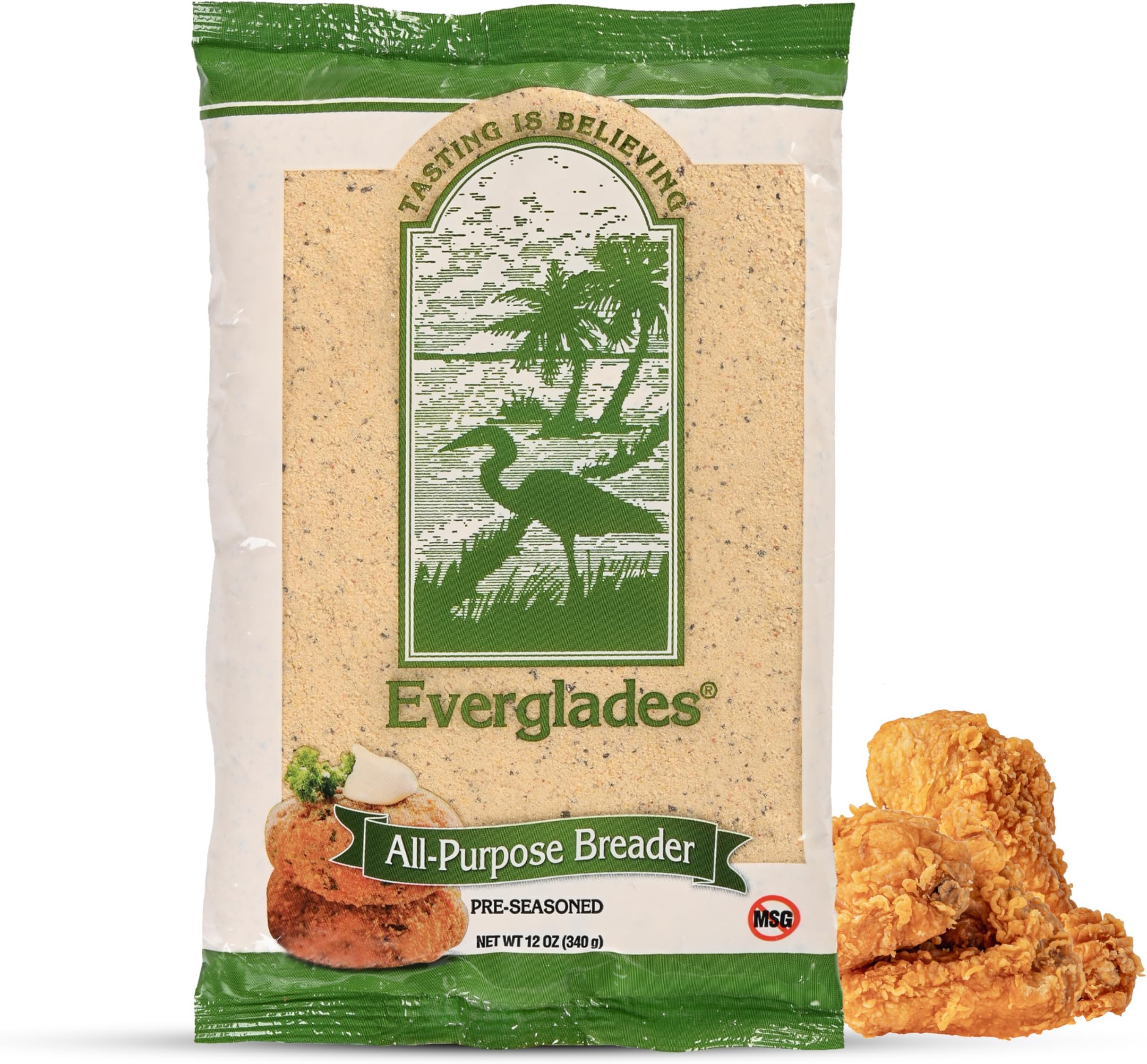 All Purpose Breading Mix - Crispy Seafood Breading with Spices - 12 oz