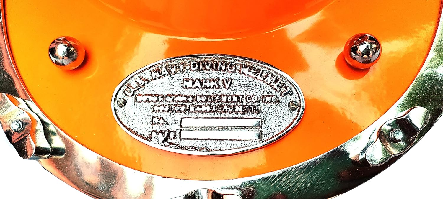 Diving Helmet US Navy Mark V, Deep Sea Divers Helmets, Full Size Diving Helmets Replica Perfect Nautical Gift for Divers