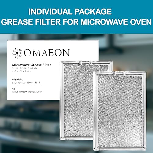 Miniatura 8 de WB06X10309, WB06X10654 Reemplazo del filtro de grasa para horno de microondas para muchas estufas GE WB06X10359, 5230W1A012B - 7-58 x 5-18 x 18