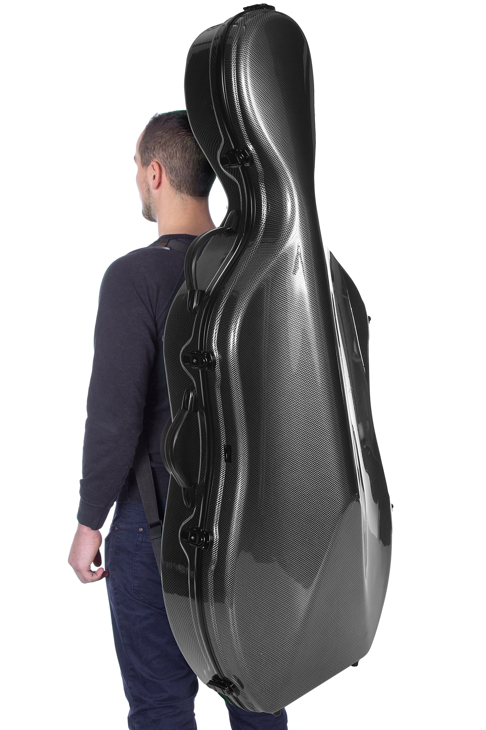 Estuche para Violonchelo Fiberglass 4/4 Excellent carbono M-case