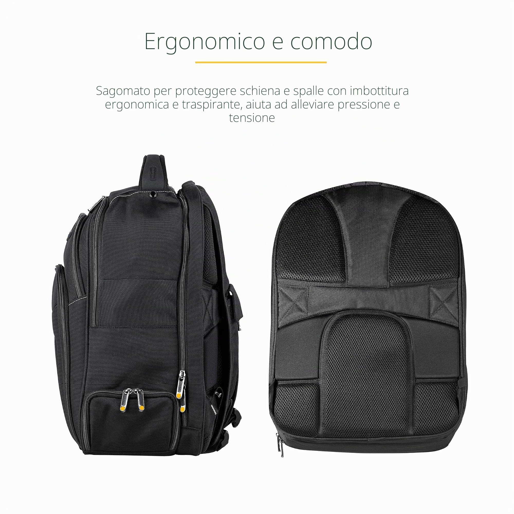 StarTech.com Zaino per laptop con custodia rimovibile per accessori