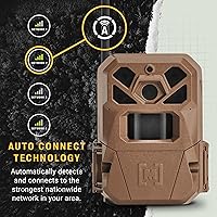 Vista 6 de Moultrie Edge 2 Cellular Trail Camera - Auto Connect Nationwide 4G LTE - On Demand 36MP Photo - 1080P Video with HD Audio - 100 Ft Detection Range