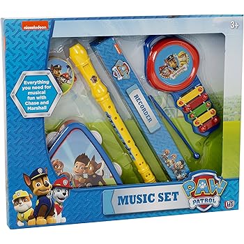 paw patrol musical band set