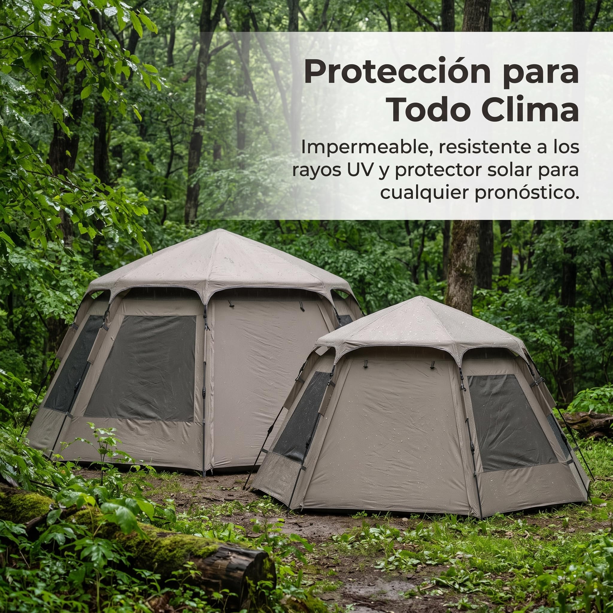 Camping Zelt, Wasserdichtes Outdoor-Zelt, Automatisches Zelt für 2, 3 oder 4 Personen, beständig