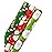 American Greetings Reversible Kids Christmas Wrapping Paper Rolls, Santa, Snowmen, Candy Canes, Red and Green Holiday Gift Wrap (120 sq. ft., 3 Wide Rolls-30 in. x 12 ft.) Stripes, Dots, Snowflakes
