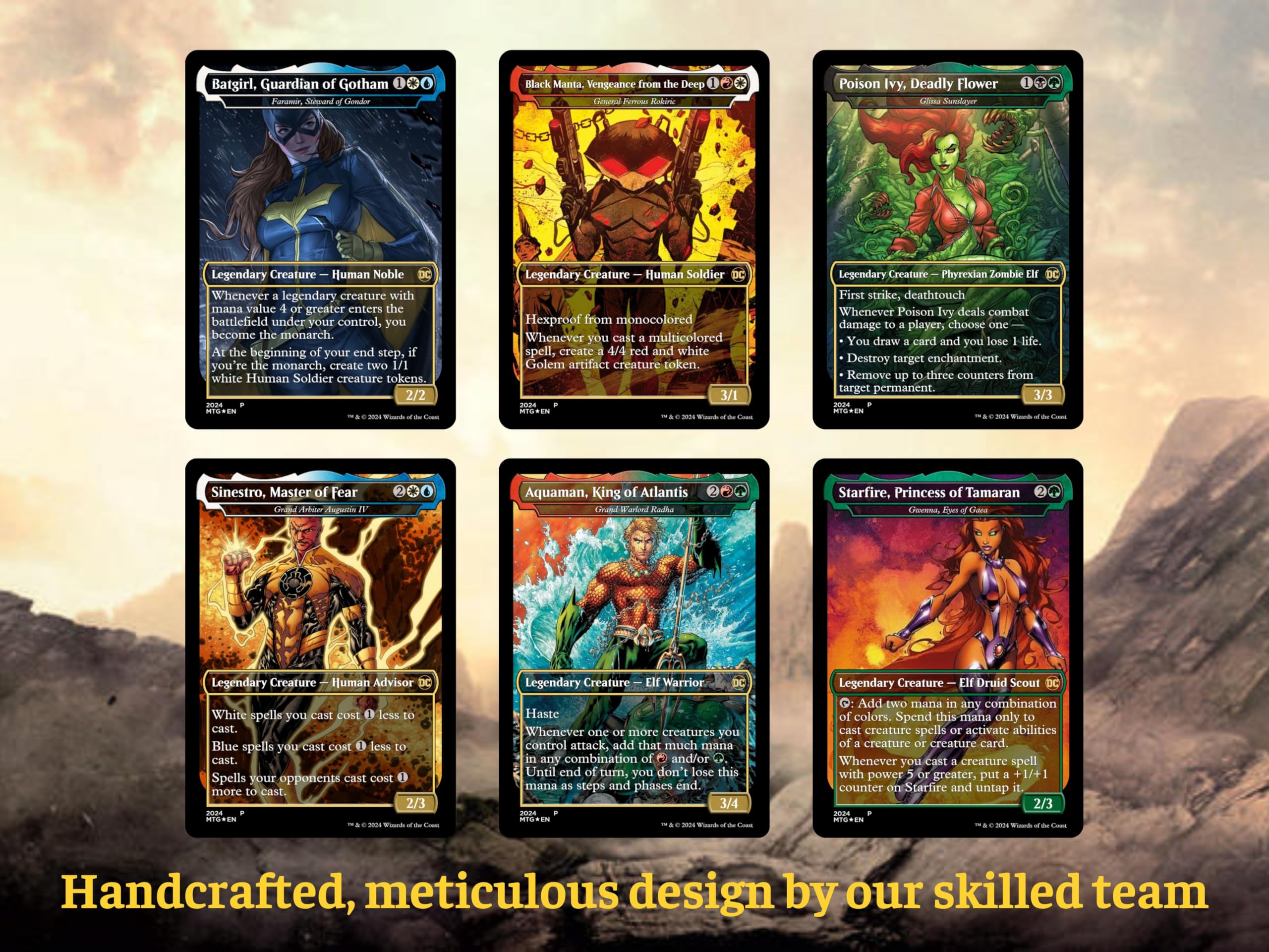 Amazon.com: DC MTG Commander Deck – DC Heroes Edition – 100 Proxy Full Art  Cards (Card Only) : Toys & Games