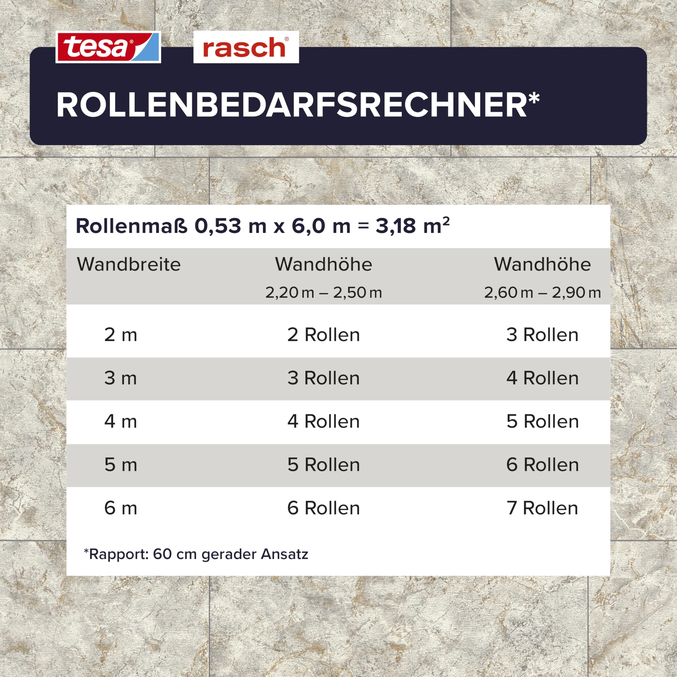 Rasch Selbstklebende Tapete Steinoptik Luxora - Strukturierte Vliestapete Naturstein Dunkel-Grau und Gold - Einfaches Anbringen ohne Kleister mit tesa-Klebetechnologie - 6,00m x 0,53m