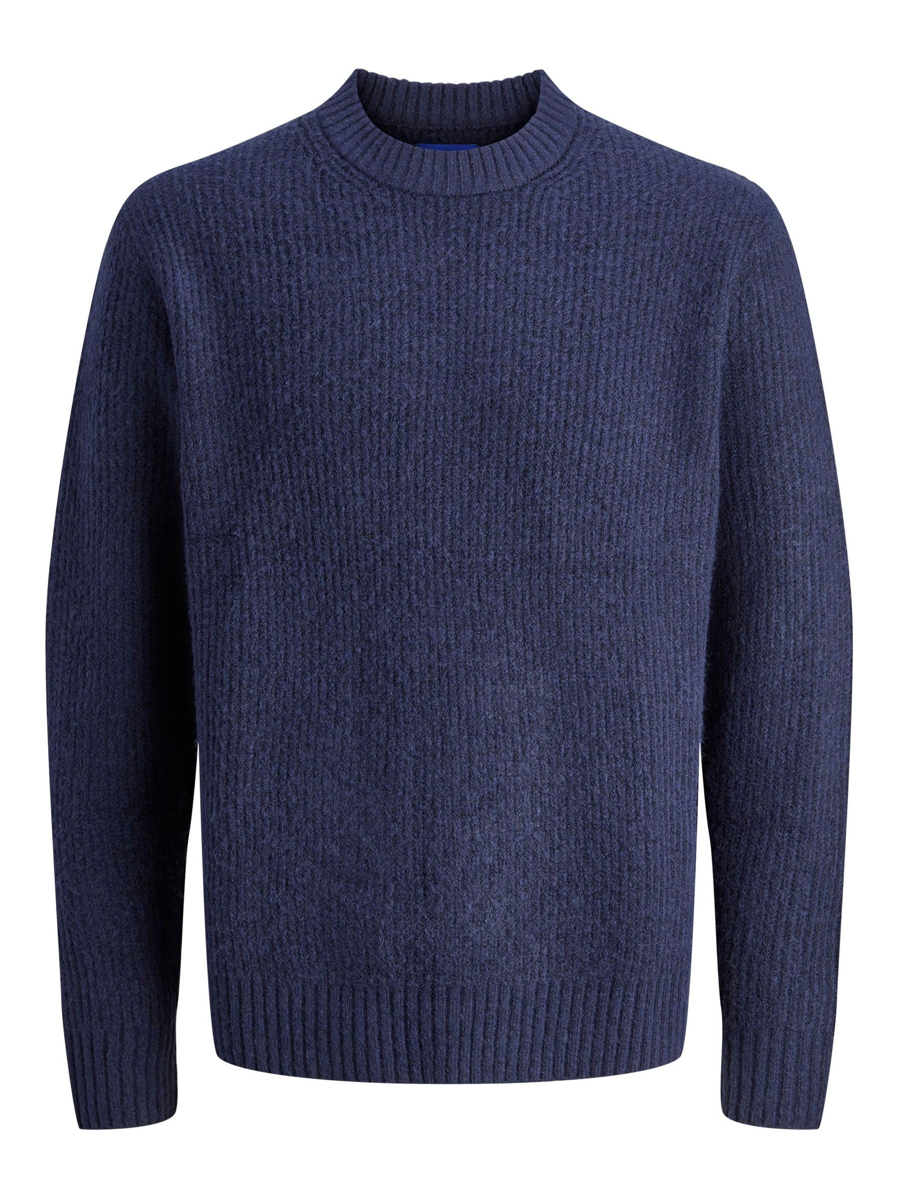 JACK & JONES Joryork Ollie Knit Crew Neck, Ocean Cavern, L